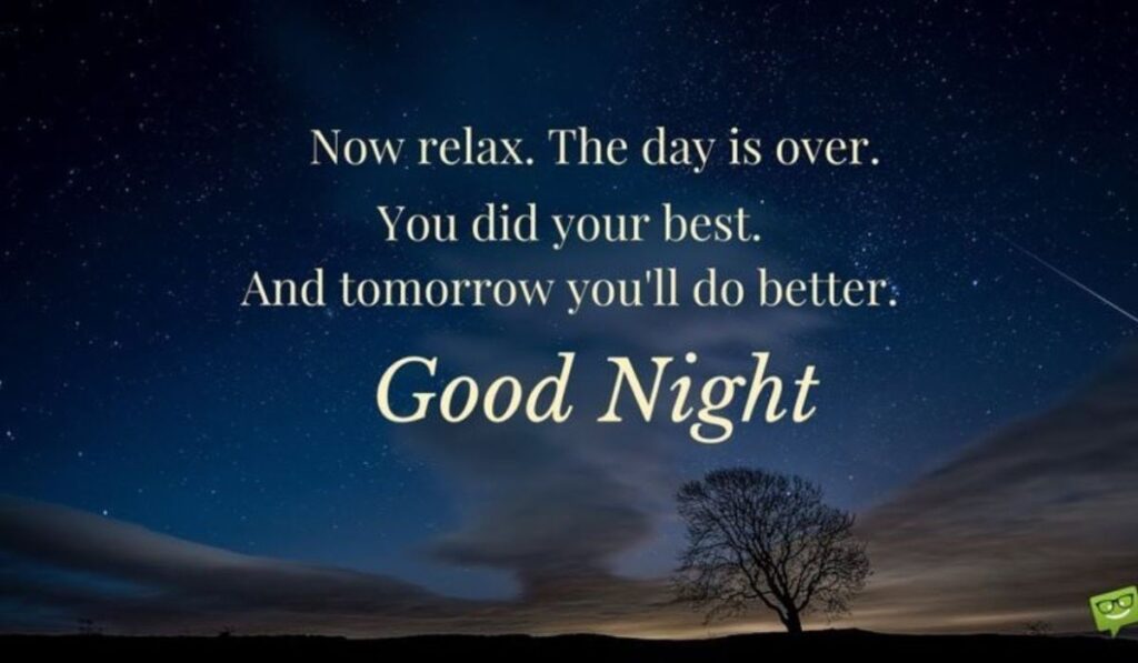 Inspirational Good Night Messages