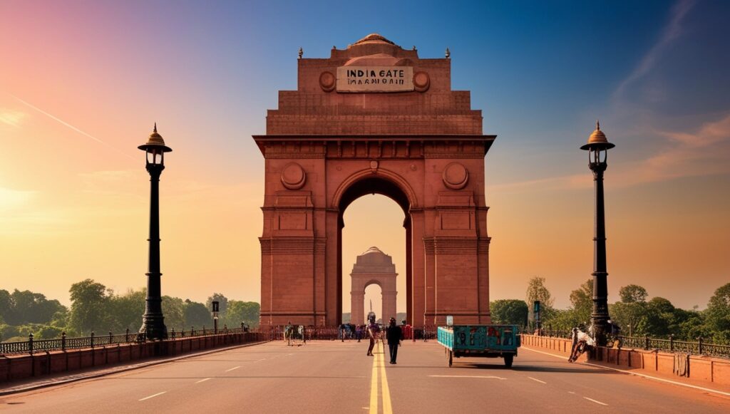 India Gate Captions