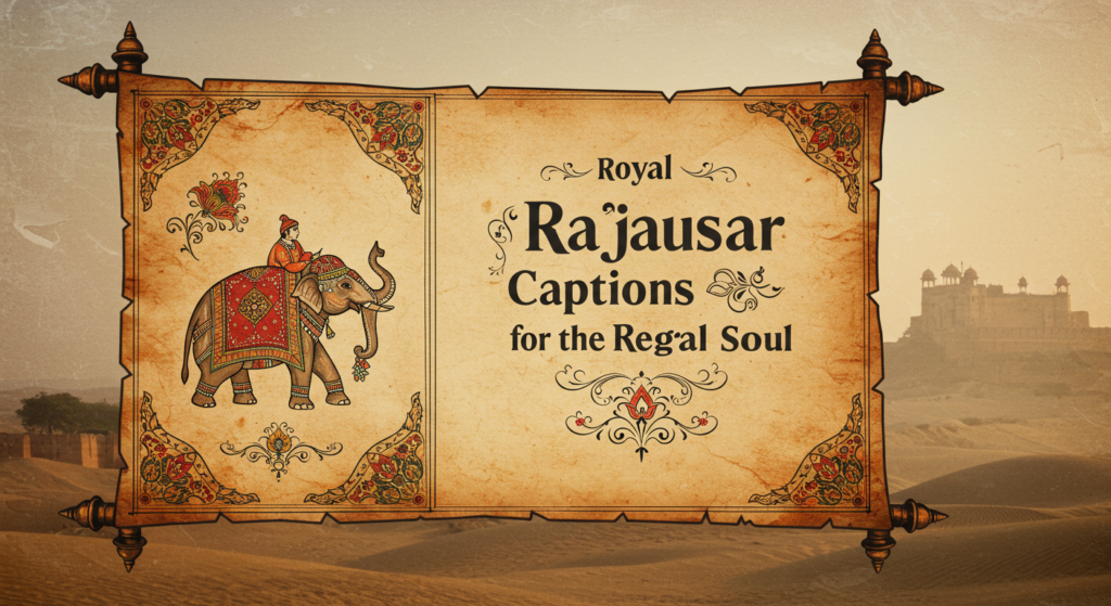 Royal Rajasthan Captions