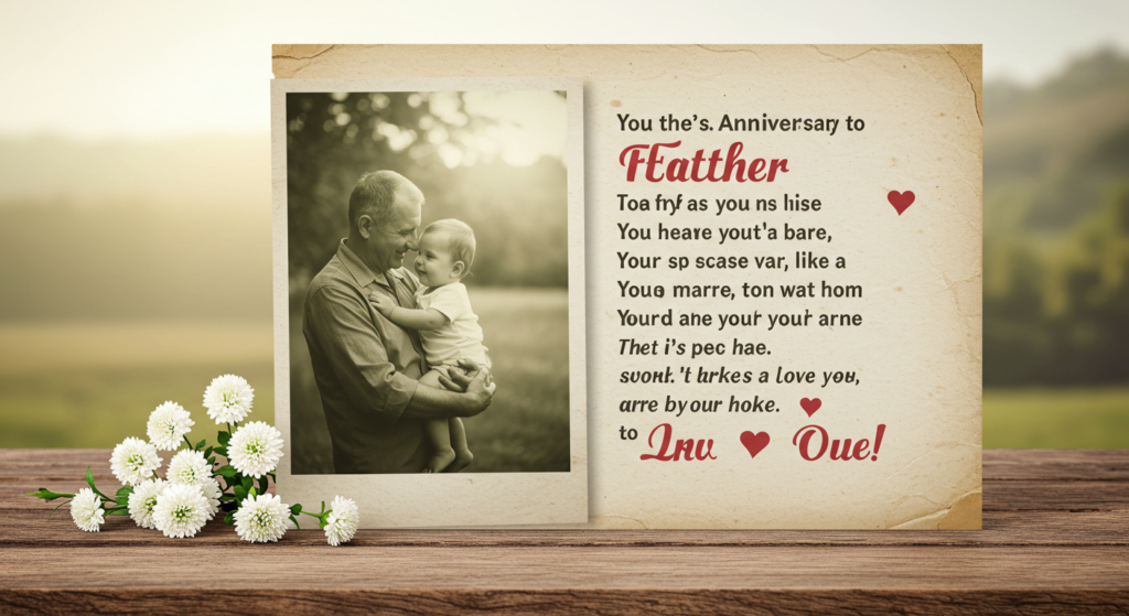 Dad on Death Anniversary